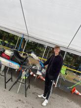 Aprilwetter beim diesjährigen Heimrennen